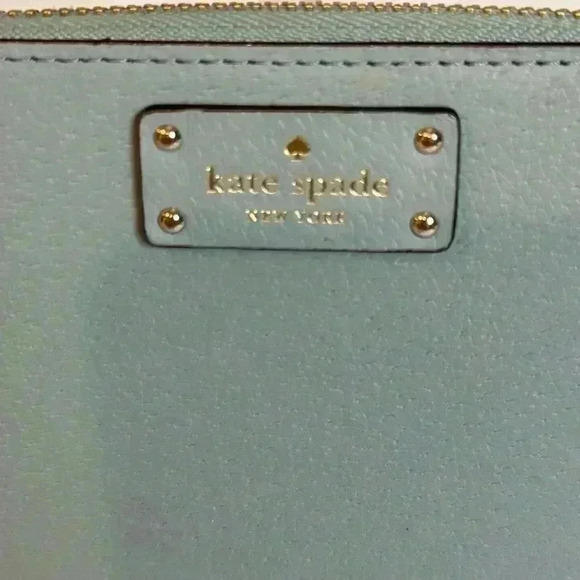 Kate Spade Zip-around Continental Wallet Color Morning Sky - Picture 3 of 9